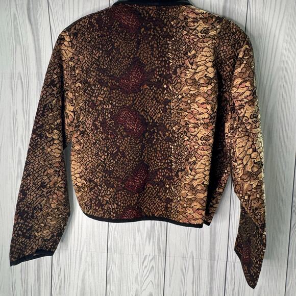 Vintage 90s New Identity Medium Women’s Tapestry Jacket Style Whimsey Retro - Picture 3 of 7